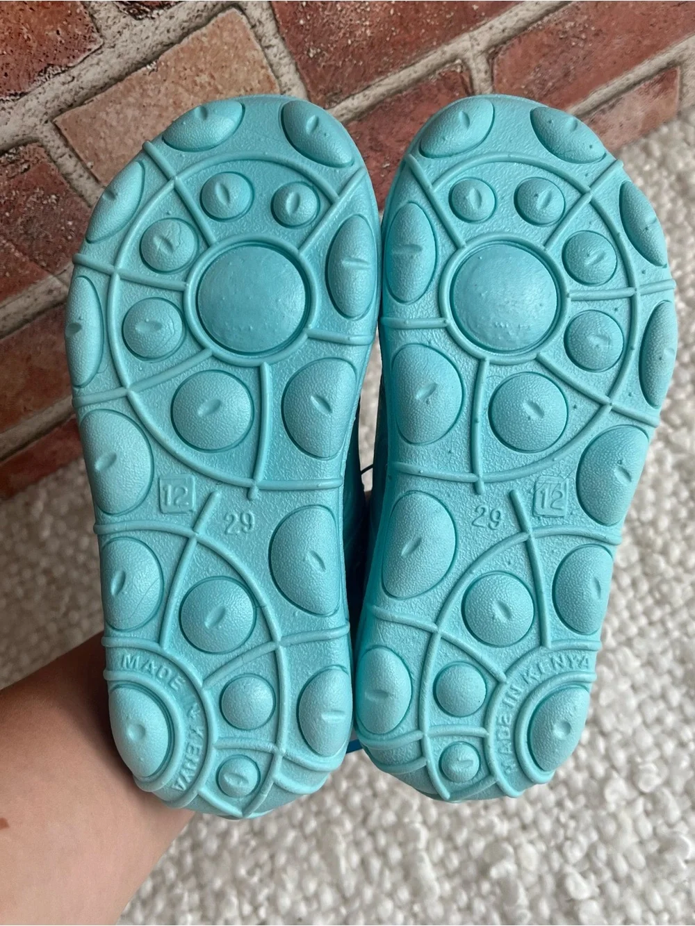 Striderite 360 aqua blue water shoes sandals size 12